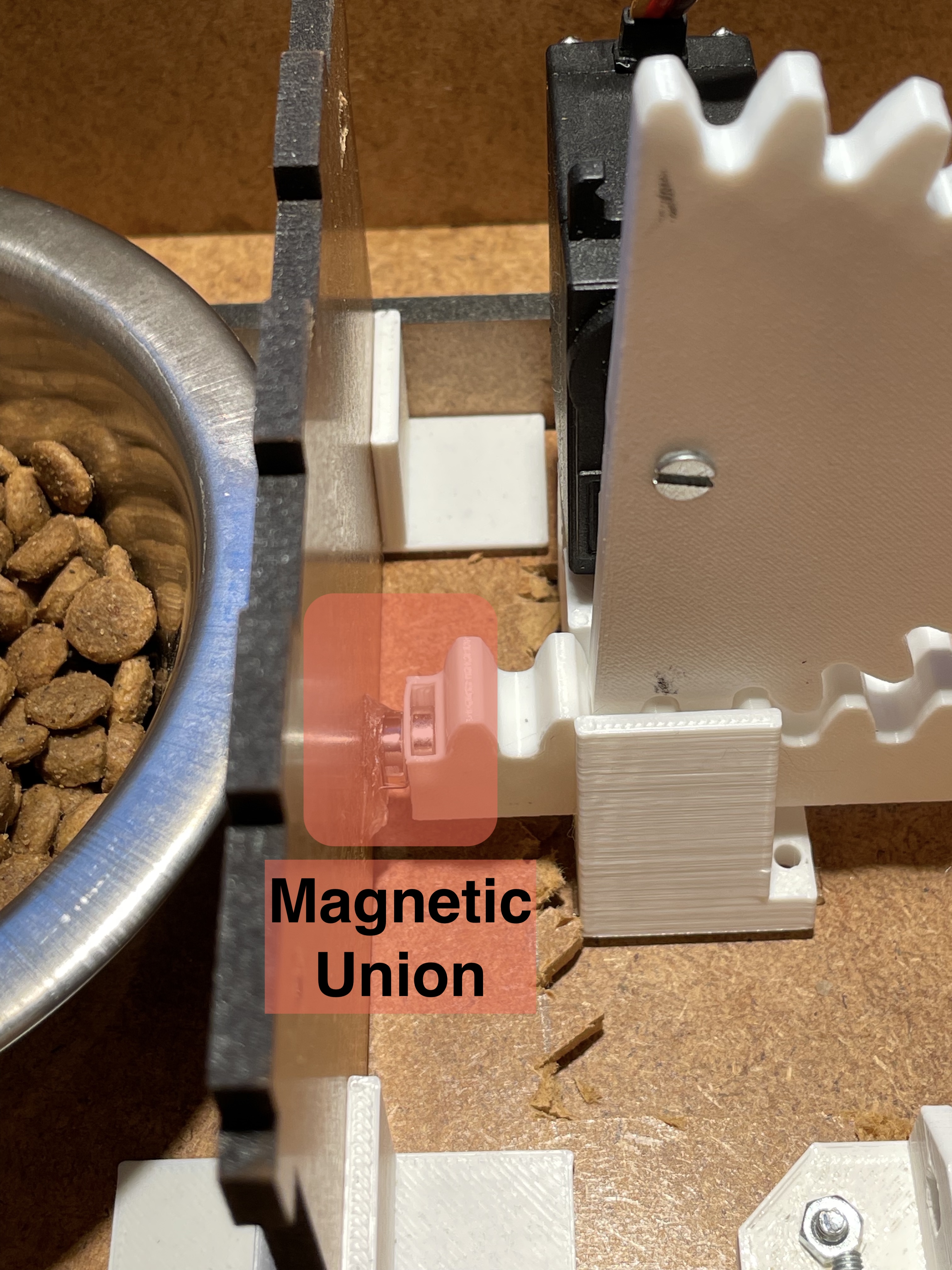 (Closeup of the magnets)