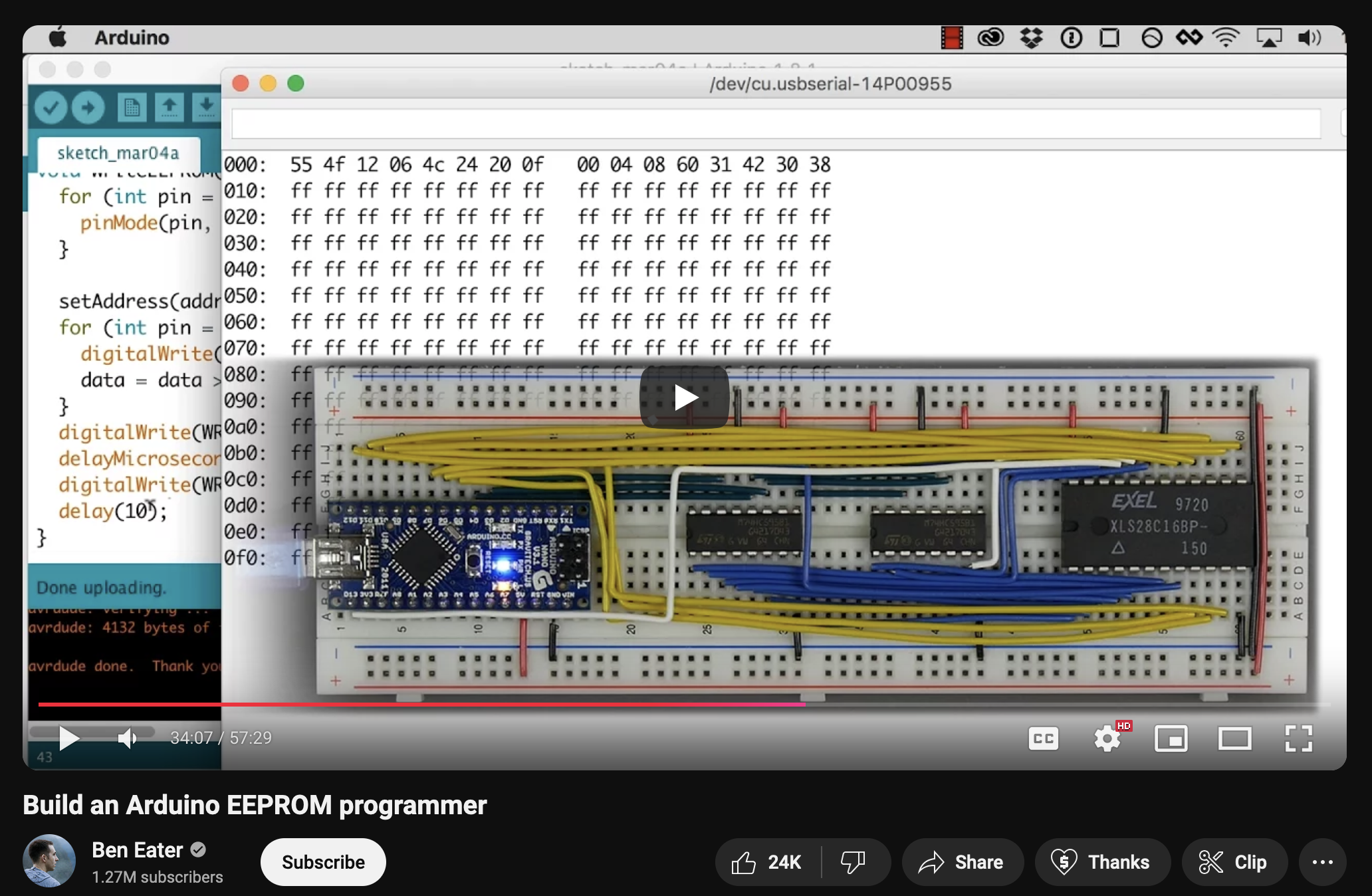 (Ben&rsquo;s EEPROM programmer)
