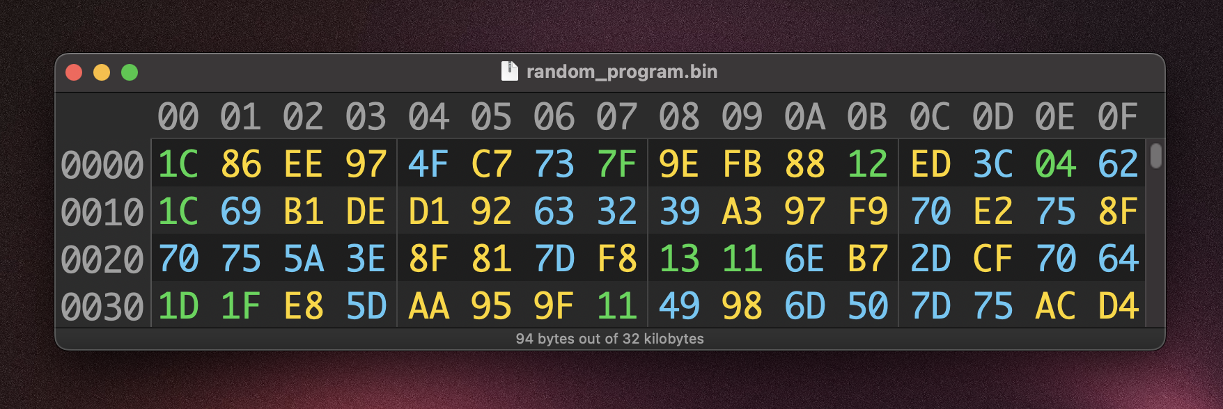 (Binary program contents)