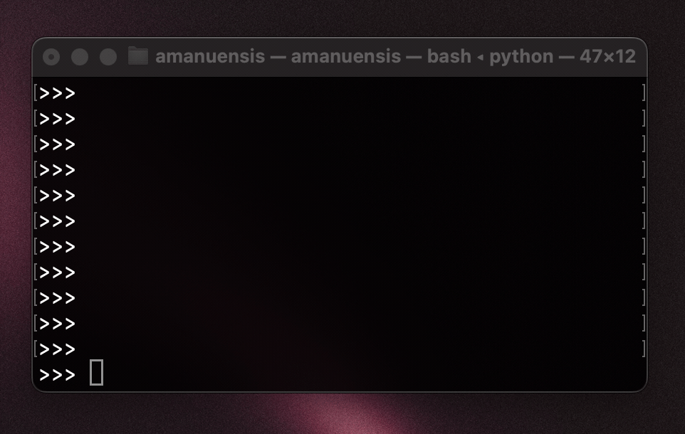 (Reading serial data)