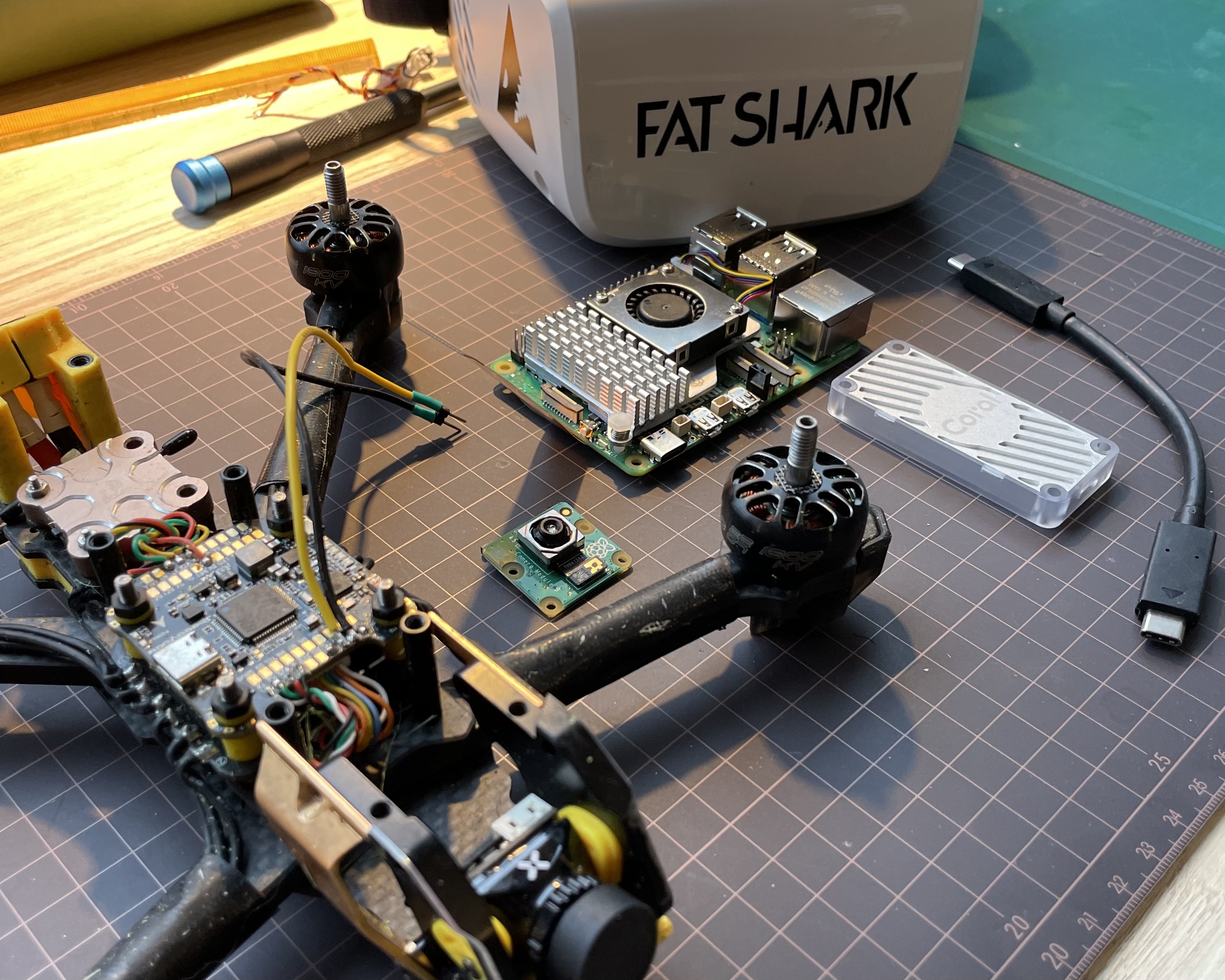 (All the hardware I used in this project)